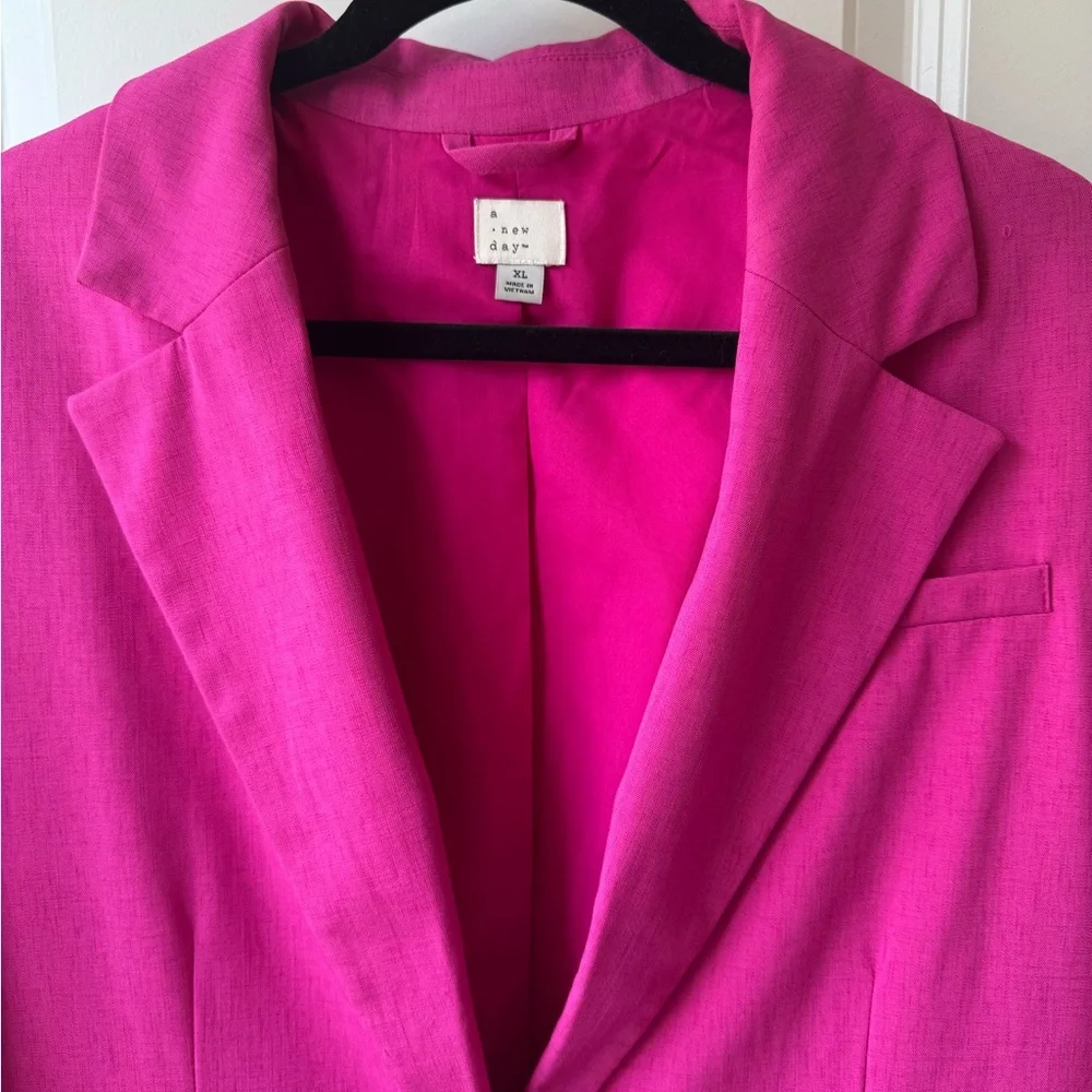 a new day Women's Oversized Pink Blazer - Picture 2 of 6
